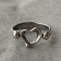 Tiffany & Co. Open Heart Ring 925 16号 - メルカリ