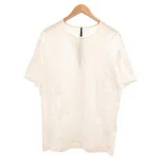 カズユキ クマガイ アタッチメント KAZUYUKI KUMAGAI ATTACHMENT Tシャツ 2 白 ホワイト 無地 ラウンドネック 五分袖 /UOのサムネイル