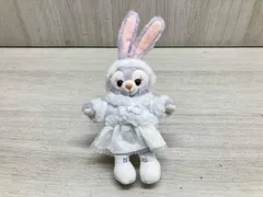 東京ディズニーシー ダッフィー&フレンズのホワイト・ウィンタータイム・ワンダーズ ステラ・ルー ぬいぐるみバッジ