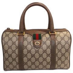 GUCCI グッチ GGクリスタル ドゥケッサ ミニボストンバッグ　リボン 美品］グッチ GGクリスタル ドゥケッサライン リボンミニボストン