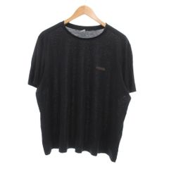 極美品・希少】ベルルッティ レザーパッチ 半袖 Tシャツ ブラック L 