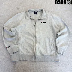 フィラ FILA グレー ジップアップ ジャケット XXL 0508のサムネイル