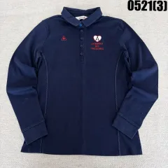 ルコックスポルティフ ネイビー 長袖 ポロTシャツ 0521