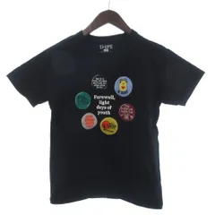 シップス SHIPS Tシャツ カットソー 半袖 刺繍 黒 ブラック Sのサムネイル
