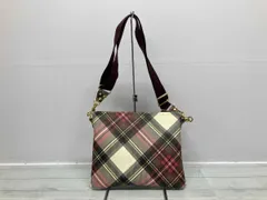 VIVIENNE WESTWOOD ヴィヴィアンウエストウッド ショルダーバッグ ボルドー チェック 通年 