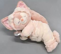 上海ディズニー限定リーナベルぬいぐるみS眠るパジャマ姿虫眼鏡新品美