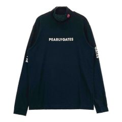 PEARLY GATES モックネックシャツ ネイビー サイズ5 - メルカリ