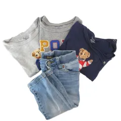 ラルフローレン RALPH LAUREN 4点セット まとめ シャツ カットソー デニムパンツ 12M-18M マルチカラー /ML キッズ