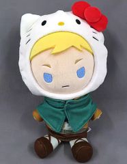 【中古】ぬいぐるみ エルヴィン・スミス むにゅぐるみ(ぬいぐるみ/S) 「進撃の巨人×サンリオキャラクターズ」