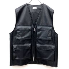 RANDY 21AW “Bottle Joe” Leather vest RANDY 21AW “Bottle Joe” Leather vest - メルカリ