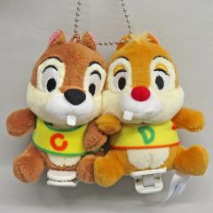 [중고] 봉제 인형 칩 & 데일 (툰 타운 의상) 쭉 봉제 인형 [디즈니] 도쿄 디즈니 리조트 한정
