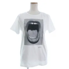 イェッカヴェッカ YECCA VECCA × HERB RITTS タグ付き Ｔシャツ カットソー 半袖 フォトプリント コットン 7C11L1C0140 白 ホワイト F ■FFのサムネイル