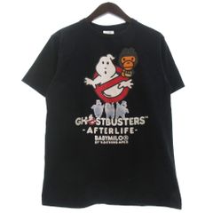 어베이싱 에이프 A BATHING APE × GHOSTBUSTERS T셔츠 컷소우 반소매 프린트 코튼 블랙 블랙 M