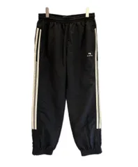 バレンシアガ BALENCIAGA UNIFIT SPORTY B LOGO BLACK トラック ナイロンパンツ 黒 JP57 2021 01718 ブラック Sサイズ 101MB-1009のサムネイル