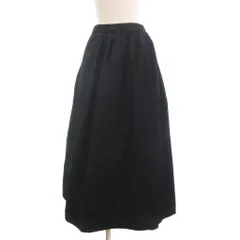 アパルトモン ドゥーズィエムクラス L'Appartement DEUXIEME CLASSE タグ付き 25SS Grosgrain Volume Skirt バルーンスカート ロング丈 25-060-560-5 黒 ブラック 34のサムネイル