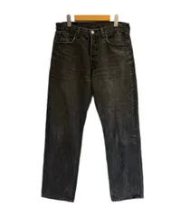リーバイス Levi's 90s 90's 501 カナダ製 ユーロリーバイス 後染めブラック ヴィンテージ 黒 デニム ブラック W34 L32 101MB-1012