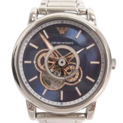 自動巻き】EMPORIO ARMANI AR60006 スケルトン メンズ - メルカリ