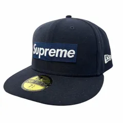 シュプリーム SUPREME ×NEW ERA ニューエラ 24SS MLB Teams Box Logo New Era York Yankees ボックス ロゴ刺繍 ニューヨーク ヤンキース ベースボール キャップ ネイビー☆AA★▲260522