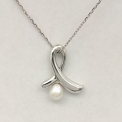 TASAKI 田崎真珠 パール 刻印 シルバー 希少 リボン オケージョン 上品