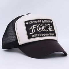 新品未使用】Chrome Heart トラッカー FUCK ブラック ホワイト - メルカリ