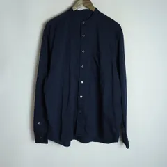 SOPHNET. ソフネット BIG BAND COLLAR SHIRT 長袖 ビッグ バンド カラー シャツ 半袖 SOPH-220045 紺 L 3112Q★4のサムネイル