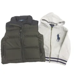 ラルフローレン RALPH LAUREN キッズ服 まとめ 2点セット ダウンベスト パーカー 3 100 ■GY14