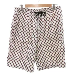 ハレ HARE ハーフパンツ ショーツ 総柄 イージー L 白 ホワイト 青 ブルー /JSのサムネイル