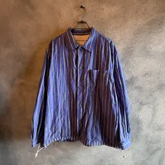 White Mountaineering/ホワイトマウンテニアリング/MID GUSSET SLEEVE STRIPE SHIRT BLOUSO/WM2571104/サイズ3のサムネイル