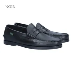 パラブーツ PARABOOT メンズ シューズ 靴 ローファー 紳士靴 モカシン コインローファー レザーシューズ 本革 デッキシューズ ボートシューズ CORAUX コロー 0936 12 NOIRのサムネイル