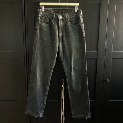 Meantime デニムパンツ グレー プリーツ加工 CHANGMO | Mercari