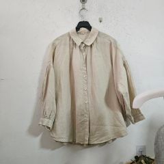 6 ROKU ♡ ストライプ シアーシャツ 長袖 36 - メルカリ
