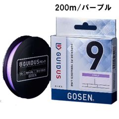 GOSENゴーセンGUIDUSガイダスPE9 0.6 200mライン釣りパープル - メルカリ