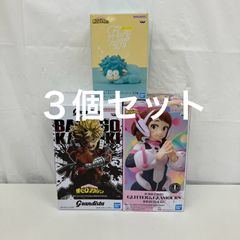 미개봉 내 영웅 아카데미아 glitter glamours 여일 차자 grandista 폭호 카츠미 fluffy puffy 덱시프 Ⅱ BANPRESTO 피규어 3개 세트 LF5A27 f101