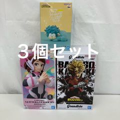 미개봉 내 영웅 아카데미아 glitter glamours 여일 차자 grandista 폭호 카츠미 fluffy puffy 덱시프 Ⅱ BANPRESTO 피규어 3개 세트 LF5A28 f101