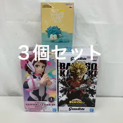 未開封 僕のヒーローアカデミア glitter glamours 麗日お茶子 grandista 爆豪勝己 fluffy puffy デクシープ Ⅱ BANPRESTO フィギュア 3個セット LF5A28 f101