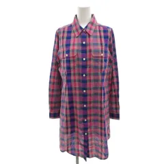 アンタイトル UNTITLED ペンドルトン PENDLETON シャツワンピース チュニック 2 ピンク 紫 パープル チェック柄 長袖 胸ポケット /NU ■ECF005のサムネイル