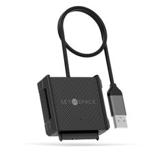 SETMSPACE SATA to USB 3.0 Conversion Cable for 2.5-inch Hard Disk Drives (HDD, SSD) - 5Gbps High-Speed ​​SATA to USB Conversion Cable for PCs, Mini PCs, Macbooks, Laptops, and Many Other Devices...