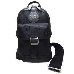【中古Ａ】グッチ　GUCCI　オフザグリッド　ボディバッグ/ハンドバッグ　６５８６３１　ブラック