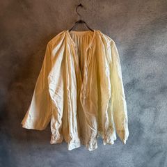 パピエ papier church dress ホワイト 刺繍トップス リネン - メルカリ