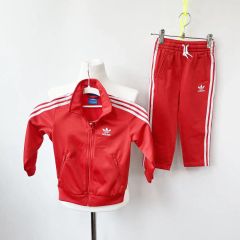 adidas PRIMEBLUE ジャージ 上下セット レッド - メルカリ