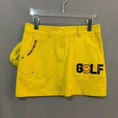 1 パーリーゲイツ ゴルフ ストレッチ イェロー スカートのサムネイル