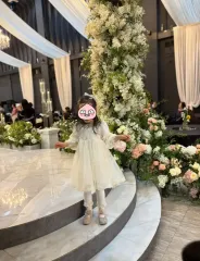 女の子ドレス 120サイズ ゲストドレス 女の子ワンピース フラワーガールドレス プリンセスドレス