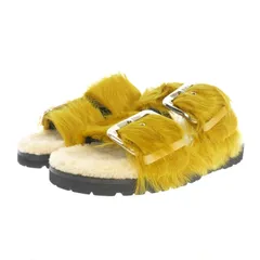 ディースクエアード DSQUARED2 22AW ROCK YOUR ROAD SANDALS レザー フラットサンダル 靴 37 ライム 緑 FSW0050022057198088 国内正規のサムネイル