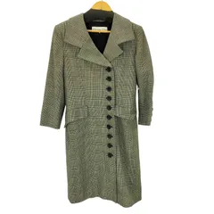 クリスチャンディオール Christian Dior OLD グレンチェック ロング チェスター コート レディース JPN：11号 のサムネイル