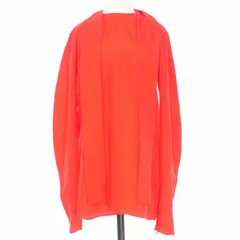 ディースクエアード DSQUARED2 22AW リボンタイ シルクシャツ ブラウス 長袖 38 レッド 赤 S72NC1004 国内正規のサムネイル