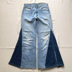 リーバイス®︎ ワイドフレアデニム L相当 Y2K 00s ボタン裏552 切替 