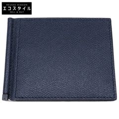 ヴァレクストラ レザー ダブル マネークリップ ブラック Valextra 美品