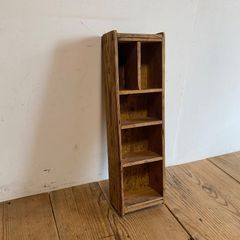 シャビー ブロカント 木製 オープンシェルフ 飾り棚 ラック - メルカリ