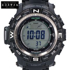 極美品 PROTREK PRW-3510Y 電波ソーラー ブラック センサー機能 - メルカリ