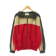 ゴールデングース GOLDEN GOOSE 24AW STAR PATCHWORK WINDBREAKER ウインドブレーカー ジャンパー 紺 赤 ベージュ /CX ■OSのサムネイル